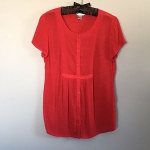 Christopher and banks lightweight gauze top